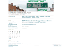 Tablet Screenshot of newburyportcharterreview.wordpress.com