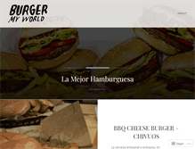 Tablet Screenshot of burgermyworld.wordpress.com