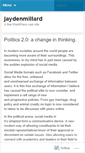 Mobile Screenshot of jaydenmillard.wordpress.com