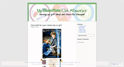 Desktop Screenshot of mycleanplateclub.wordpress.com