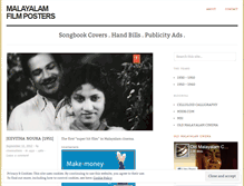 Tablet Screenshot of oldmalayalamfilmposters.wordpress.com