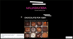 Desktop Screenshot of maliasauceda.wordpress.com