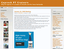 Tablet Screenshot of caprockcruisers.wordpress.com
