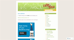 Desktop Screenshot of cafetinaverde.wordpress.com