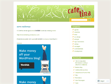 Tablet Screenshot of cafetinaverde.wordpress.com