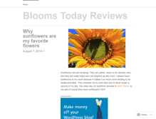 Tablet Screenshot of bloomstodayreviews.wordpress.com