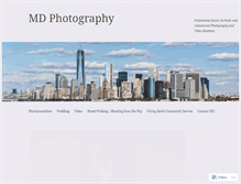 Tablet Screenshot of mdfotography.wordpress.com