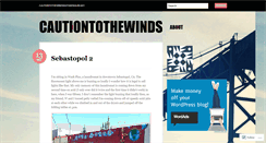 Desktop Screenshot of cautiontothewinds.wordpress.com