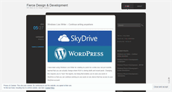 Desktop Screenshot of fiercedesign.wordpress.com