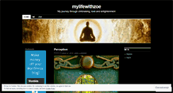 Desktop Screenshot of mylifewithzoe.wordpress.com