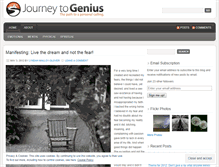 Tablet Screenshot of journeytogenius.wordpress.com