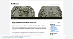 Desktop Screenshot of iterlibertas.wordpress.com