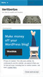 Mobile Screenshot of iterlibertas.wordpress.com