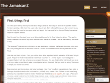 Tablet Screenshot of jamaicanz.wordpress.com
