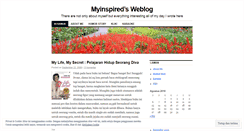 Desktop Screenshot of myinspired.wordpress.com