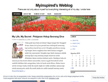 Tablet Screenshot of myinspired.wordpress.com