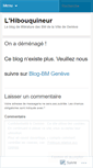 Mobile Screenshot of lhibouquineur.wordpress.com
