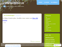 Tablet Screenshot of lhibouquineur.wordpress.com