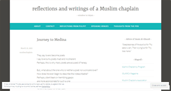 Desktop Screenshot of muslimchaplain.wordpress.com