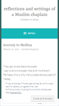 Mobile Screenshot of muslimchaplain.wordpress.com