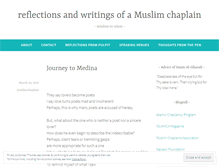 Tablet Screenshot of muslimchaplain.wordpress.com