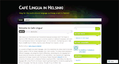 Desktop Screenshot of cafelinguainhelsinki.wordpress.com