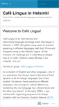 Mobile Screenshot of cafelinguainhelsinki.wordpress.com