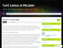 Tablet Screenshot of cafelinguainhelsinki.wordpress.com