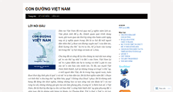Desktop Screenshot of conduongvietnam.wordpress.com