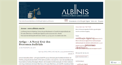 Desktop Screenshot of albinis.wordpress.com