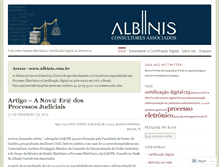 Tablet Screenshot of albinis.wordpress.com