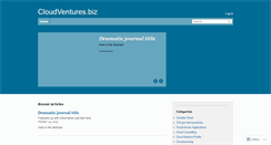 Desktop Screenshot of cloudventures.wordpress.com