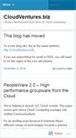 Mobile Screenshot of cloudventures.wordpress.com