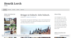 Desktop Screenshot of henriklerch.wordpress.com