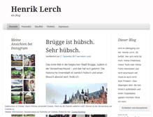 Tablet Screenshot of henriklerch.wordpress.com