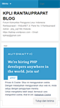 Mobile Screenshot of kplirap.wordpress.com