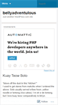Mobile Screenshot of bellyadventulous.wordpress.com