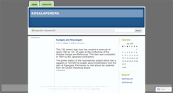 Desktop Screenshot of kosalaperera.wordpress.com