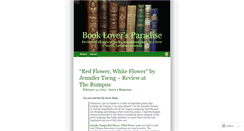 Desktop Screenshot of bookloversparadise.wordpress.com