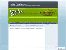 Tablet Screenshot of forestaventure.wordpress.com