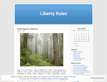 Tablet Screenshot of libertyrules.wordpress.com