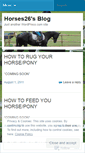 Mobile Screenshot of horseridingtips.wordpress.com