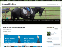 Tablet Screenshot of horseridingtips.wordpress.com