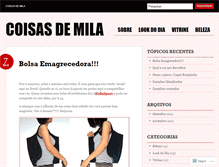 Tablet Screenshot of coisasdemila.wordpress.com