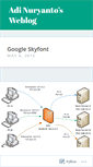 Mobile Screenshot of adinuryanto.wordpress.com