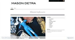 Desktop Screenshot of masondetra.wordpress.com