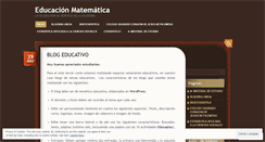 Desktop Screenshot of edumatematicas.wordpress.com
