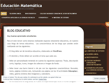 Tablet Screenshot of edumatematicas.wordpress.com