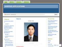 Tablet Screenshot of gaseousapplications.wordpress.com
