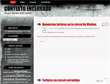 Tablet Screenshot of contextoencerrado.wordpress.com